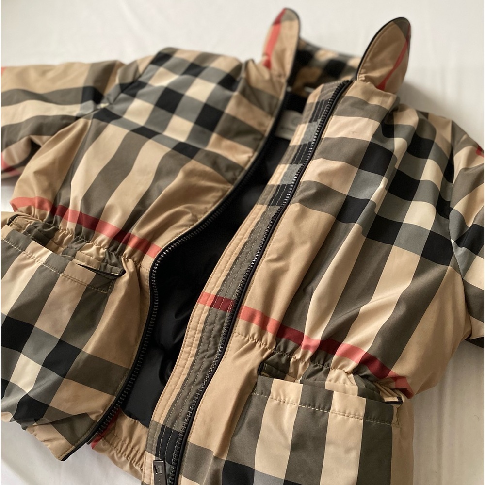 Girls Burberry Puffer Jacket